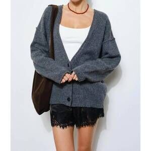 NEW LOUCIA maisy satin lace shorts in black